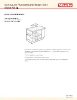 Предварительный просмотр 11 страницы Miele DGC 6705 XL Installation Manual