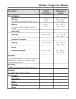 Предварительный просмотр 31 страницы Miele DGC 6705 Operating And Installation Instructions