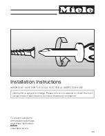 Предварительный просмотр 139 страницы Miele DGC 6705 Operating And Installation Instructions