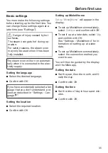 Preview for 35 page of Miele DGC 7370 Operating And Installation Instructions