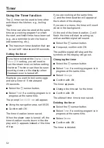 Preview for 52 page of Miele DGC 7370 Operating And Installation Instructions