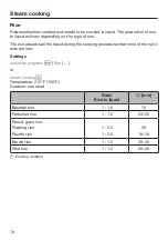 Preview for 78 page of Miele DGC 7370 Operating And Installation Instructions