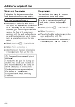 Preview for 122 page of Miele DGC 7370 Operating And Installation Instructions