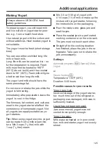 Preview for 125 page of Miele DGC 7370 Operating And Installation Instructions