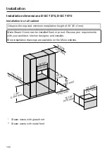 Preview for 166 page of Miele DGC 7370 Operating And Installation Instructions