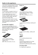 Preview for 20 page of Miele DGC 7440 X Operating And Installation Instructions