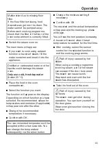 Preview for 55 page of Miele DGC 7440 X Operating And Installation Instructions