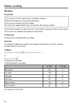 Preview for 86 page of Miele DGC 7440 X Operating And Installation Instructions