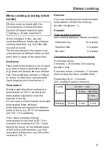 Preview for 87 page of Miele DGC 7440 X Operating And Installation Instructions