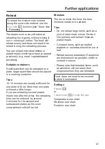 Preview for 97 page of Miele DGC 7440 X Operating And Installation Instructions