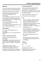 Preview for 99 page of Miele DGC 7440 X Operating And Installation Instructions