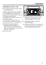 Preview for 167 page of Miele DGC 7440 X Operating And Installation Instructions