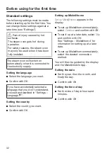 Preview for 32 page of Miele DGC 7440 Operating And Installation Instructions