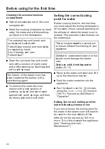 Preview for 34 page of Miele DGC 7440 Operating And Installation Instructions