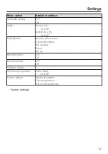 Preview for 37 page of Miele DGC 7440 Operating And Installation Instructions