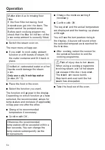 Preview for 54 page of Miele DGC 7440 Operating And Installation Instructions