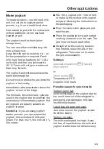 Preview for 123 page of Miele DGC 7440 Operating And Installation Instructions