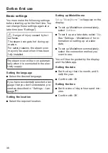 Preview for 38 page of Miele DGC 7580 Operating And Installation Instructions