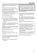 Preview for 65 page of Miele DGC 7580 Operating And Installation Instructions