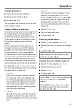 Preview for 67 page of Miele DGC 7580 Operating And Installation Instructions