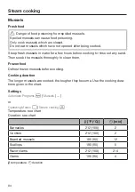 Preview for 94 page of Miele DGC 7580 Operating And Installation Instructions