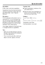 Preview for 123 page of Miele DGC 7580 Operating And Installation Instructions