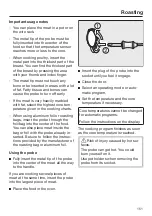 Preview for 151 page of Miele DGC 7580 Operating And Installation Instructions