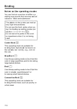 Preview for 154 page of Miele DGC 7580 Operating And Installation Instructions