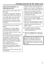 Preview for 155 page of Miele DGC 7580 Operating And Installation Instructions