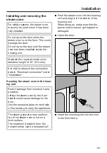 Preview for 181 page of Miele DGC 7580 Operating And Installation Instructions