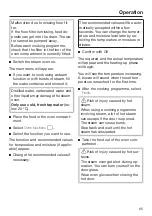 Preview for 65 page of Miele DGC 7860 X Operating And Installation Instructions