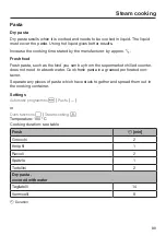 Preview for 89 page of Miele DGC 7860 X Operating And Installation Instructions