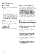 Preview for 128 page of Miele DGC 7860 X Operating And Installation Instructions