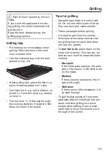 Preview for 155 page of Miele DGC 7860 X Operating And Installation Instructions