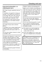 Preview for 159 page of Miele DGC 7860 X Operating And Installation Instructions