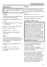 Preview for 167 page of Miele DGC 7860 X Operating And Installation Instructions