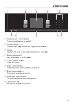 Предварительный просмотр 21 страницы Miele DGC65001XL Operating And Installation Instructions