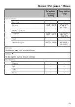 Предварительный просмотр 33 страницы Miele DGC65001XL Operating And Installation Instructions