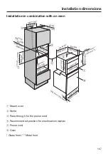 Предварительный просмотр 167 страницы Miele DGC65001XL Operating And Installation Instructions