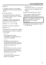 Предварительный просмотр 131 страницы Miele DGC7440W Operating And Installation Instructions