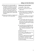 Preview for 21 page of Miele DGD 4635 Operating And Installation Instructions