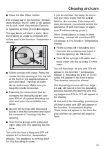 Preview for 79 page of Miele DGD 4635 Operating And Installation Instructions