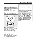 Preview for 33 page of Miele DGM 6800 Operating And Installation Instructions