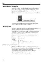 Preview for 12 page of Miele DGSB 2 Cleaning And Care