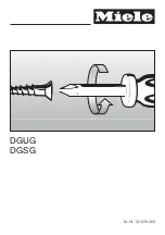 Preview for 1 page of Miele DGUG Quick Start Manual