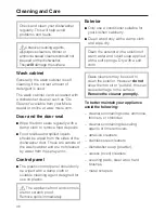 Preview for 46 page of Miele Diamante Plus G2143SC Operating Instructions Manual