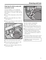 Предварительный просмотр 51 страницы Miele Dimension G 4570 SCVi Operating Instructions Manual