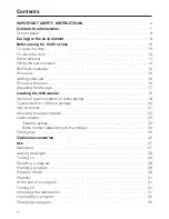 Preview for 2 page of Miele Dimension G 4580 SCVi Operating Instructions Manual