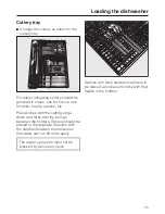 Preview for 25 page of Miele Dimension G 4580 SCVi Operating Instructions Manual