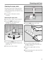 Preview for 59 page of Miele Dimension G 5505 SC Operating Instructions Manual